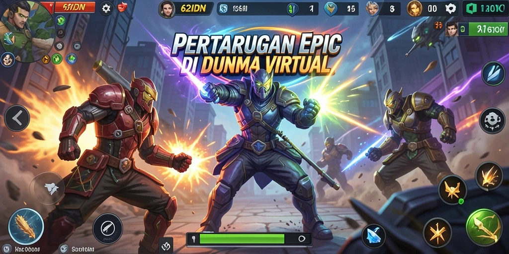 Gameplay menarik dalam 62IDN dengan pertarungan epik.