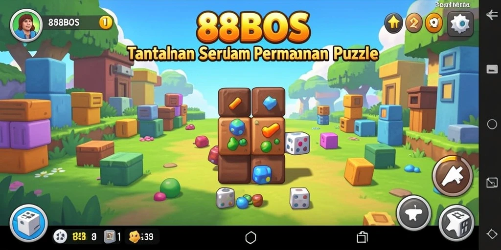 Tampilan Gameplay Seru dari 88BOS Puzzle