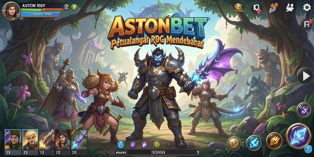 Tampilan gameplay RPG yang menakjubkan di ASTONBET.