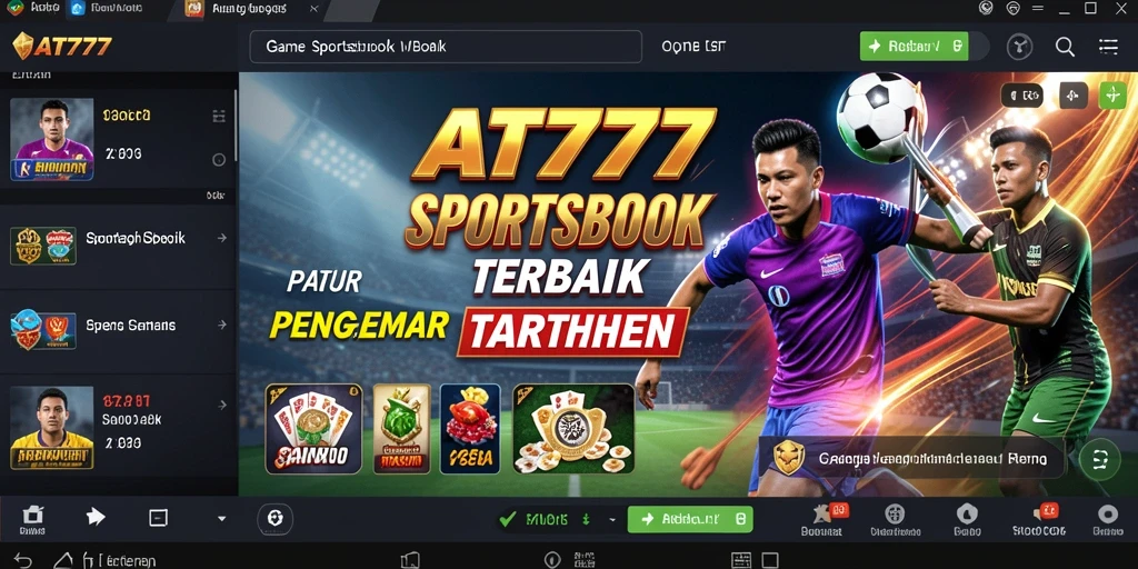 Screenshot AT777 menunjukkan pengalaman taruhan yang menarik dan interaktif.