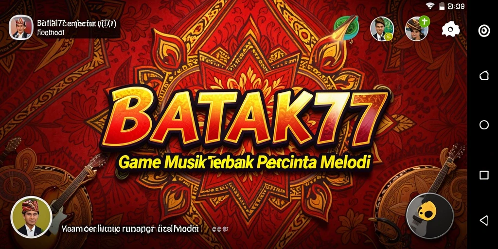 Tampilan gameplay BATIK77 yang seru dan penuh warna.