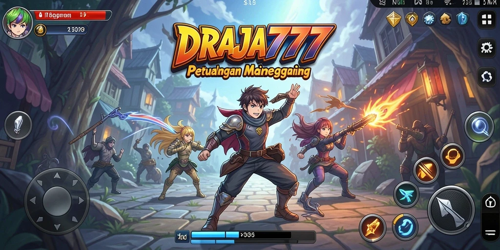 Tampilan gameplay DRAJA777 dengan karakter Anime yang menakjubkan.