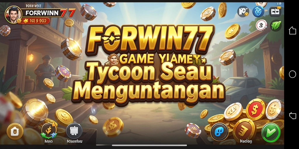 Tampilan menarik dari gameplay FORWIN77 yang seru.