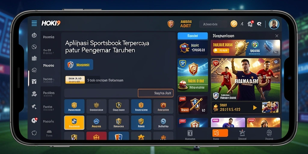 Tampilan gameplay HOKI9 yang menarik dalam taruhan olahraga.
