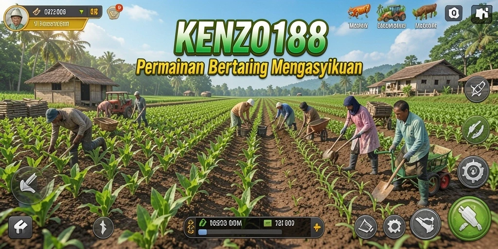 Gameplay seru dengan beragam tanaman di KENZO188.