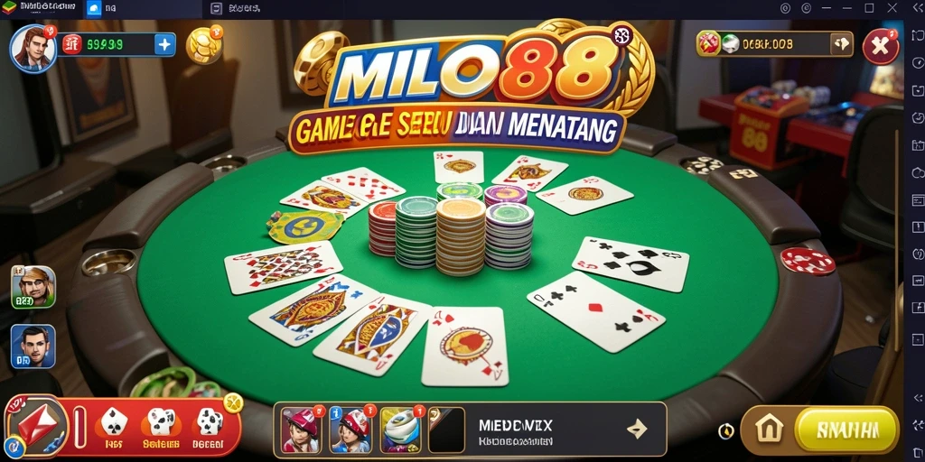 Tampilan gameplay Gaple yang seru dan interaktif.