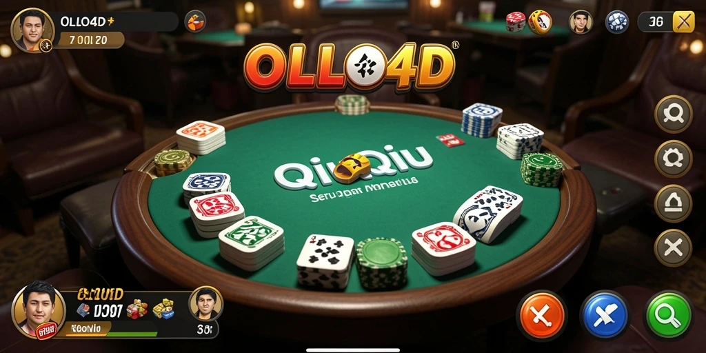 Tampilan seru gameplay QiuQiu di OLLO4D.